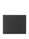 Lottusse Borne Leather Wallet In Black