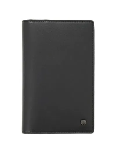 Lottusse Borne Leather Wallet In Black