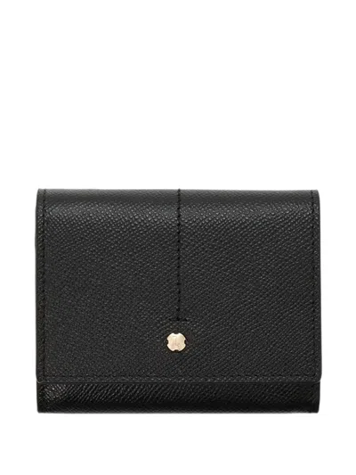 Lottusse Carteras Grainy Wallet In Black