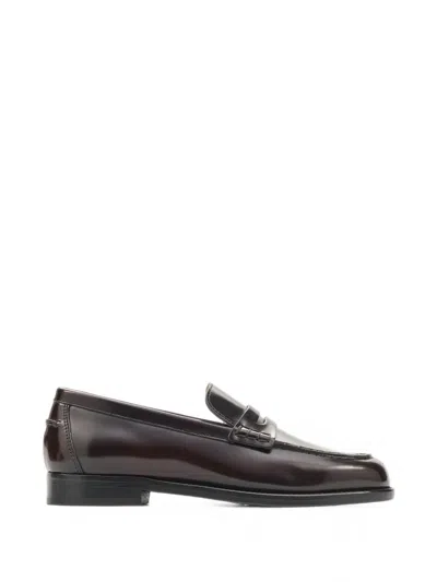 Lottusse Chris Penny Loafers In Black