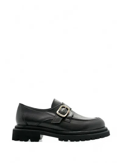 Lottusse Covent Buckle-strap Shoes In Black