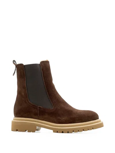 Lottusse Covent Chelsea Boots In Brown