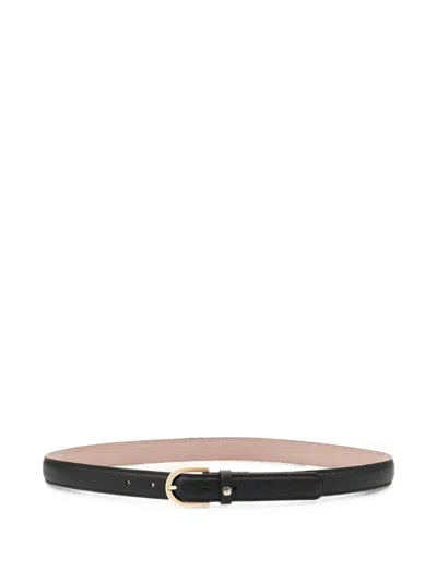 Lottusse Gante Buckled Leather Belt In Metallic