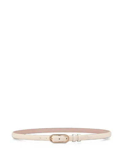 Lottusse Ghent Leather Belt In Neutral