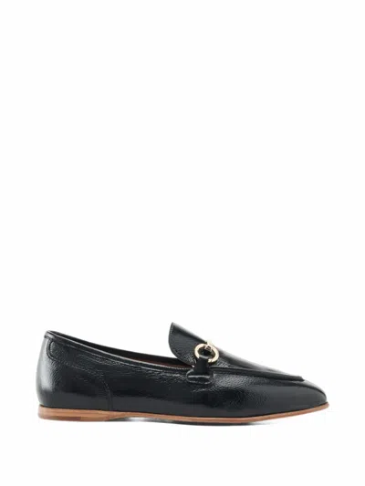 Lottusse Goya Leather Loafers In Black