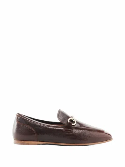 Lottusse Goya Leather Loafers In Brown