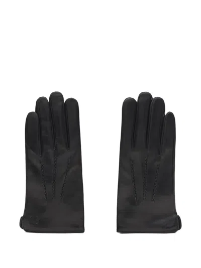 Lottusse Leather Gloves In Pink