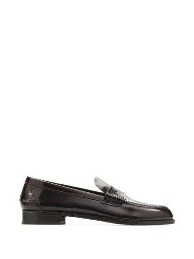 Lottusse Liberty Loafers In Red