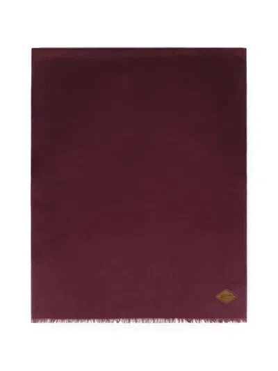 Lottusse Lucerna Frayed Scarf In Burgundy