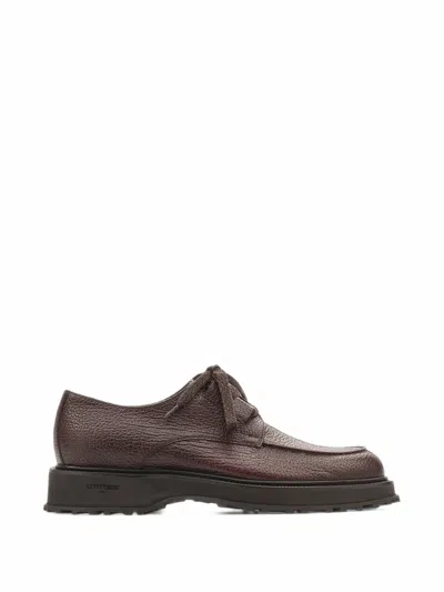 Lottusse Madison Lace-up Derby Shoes In Brown