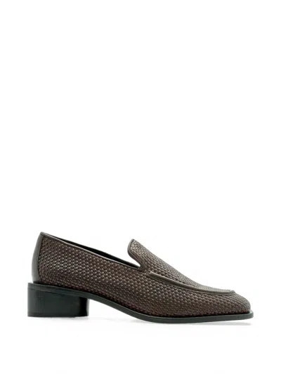 Lottusse Petra Woven Pumps In Brown