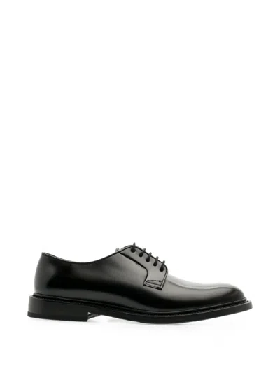 Lottusse Prestige Goodyear-welted Derby Shoes In Black