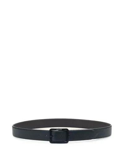 Lottusse Reversible Grained-leather Belt In Pink