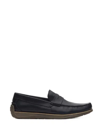 Lottusse Sailor Round-toe Loafers In Black