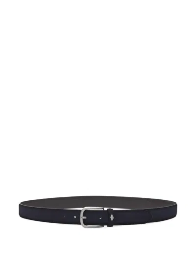Lottusse Suede Monk Belt In Blue