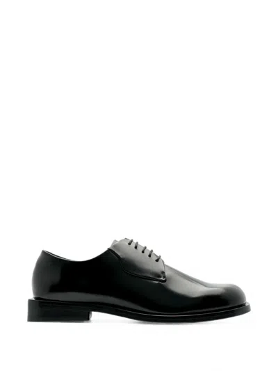 Lottusse Tomir Polished-leather Derby Shoes In Multi