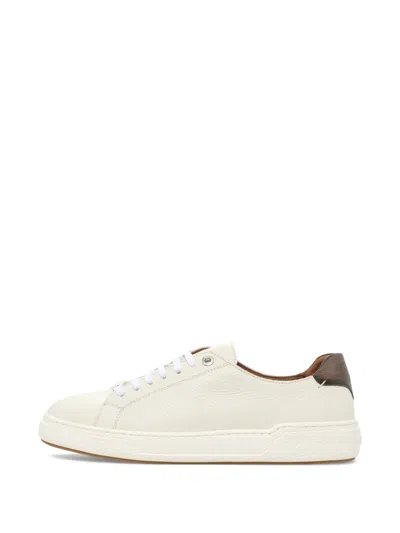Lottusse Torino Leather Sneakers In White