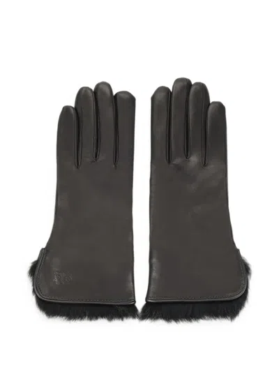 Lottusse Viena Fur-trim Gloves In Gold