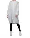 Lotus Eaters 21 The Mate Long Shirt In White In White