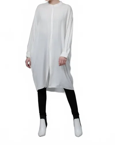 Lotus Eaters 21 The Mate Long Shirt In White