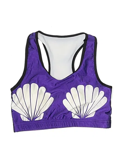 Lotus Leggings Swimsuit Top Purple Swimwear