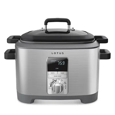 Lotus The Sous Multi Function Cooker With Tri Ply Dutch Oven In Black