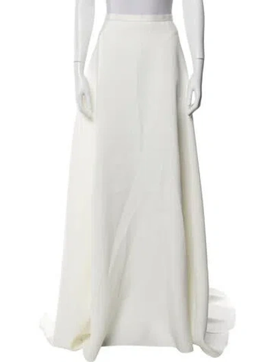 Pre-owned Lotus Threads Long Skirt In White
