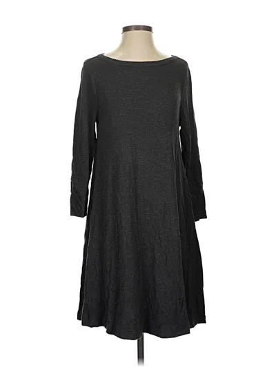 Pre-owned Lou & Grey 3/4 Sleeve T-shirt In Gray