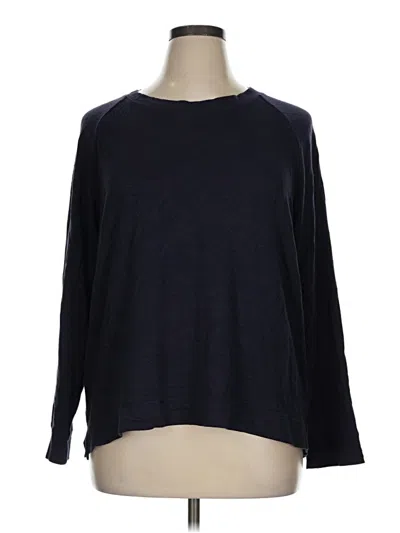 Pre-owned Lou & Grey 3/4 Sleeve T-shirt In Blue