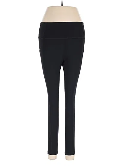 Pre-owned Lou & Grey Active Pants In Black