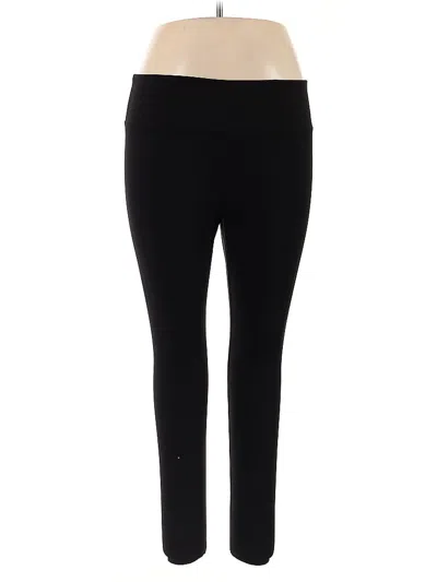 Pre-owned Lou & Grey Active Pants In Black