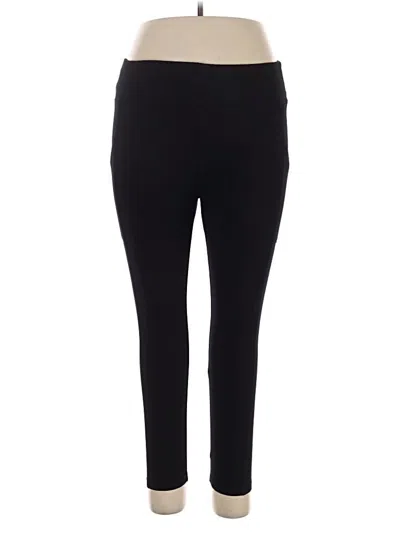 Pre-owned Lou & Grey Active Pants In Black