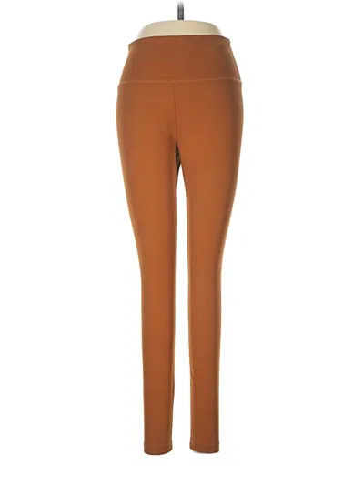 Pre-owned Lou & Grey Active Pants In Brown