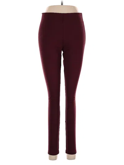 Pre-owned Lou & Grey Active Pants In Burgundy