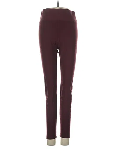 Pre-owned Lou & Grey Active Pants In Burgundy