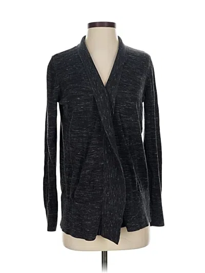 Pre-owned Lou & Grey Cardigan Sweater In Black