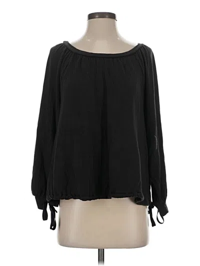 Pre-owned Lou & Grey Cardigan Sweater In Black