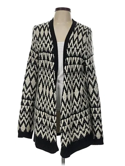 Pre-owned Lou & Grey Cardigan Sweater In Black