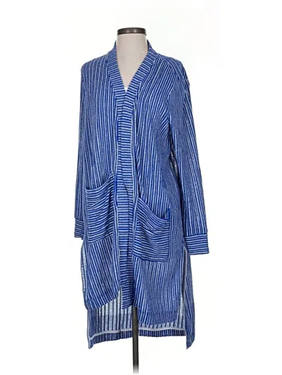 Pre-owned Lou & Grey Cardigan Sweater In Blue