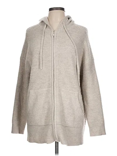 Pre-owned Lou & Grey Cardigan Sweater In Brown