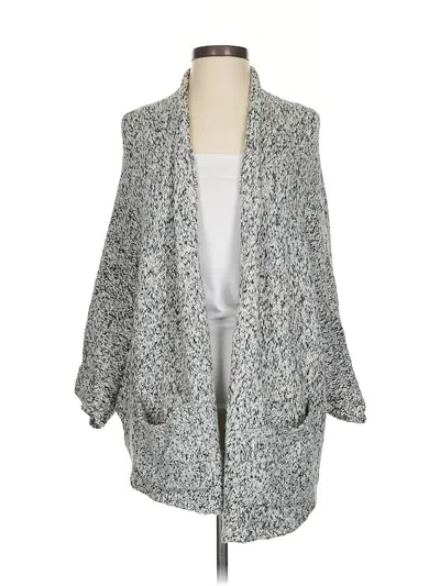 Pre-owned Lou & Grey Cardigan Sweater In Gray