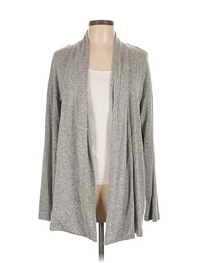 Pre-owned Lou & Grey Cardigan Sweater In Gray