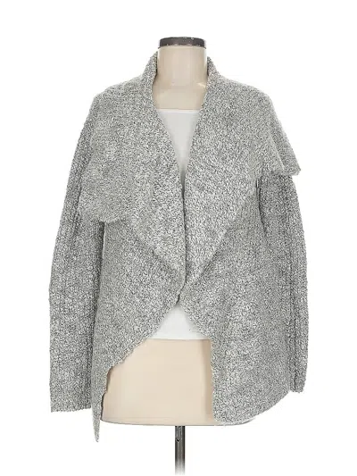 Pre-owned Lou & Grey Cardigan Sweater In Gray