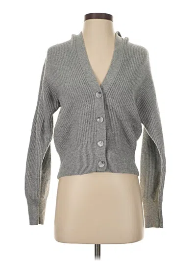 Pre-owned Lou & Grey Cardigan Sweater In Gray