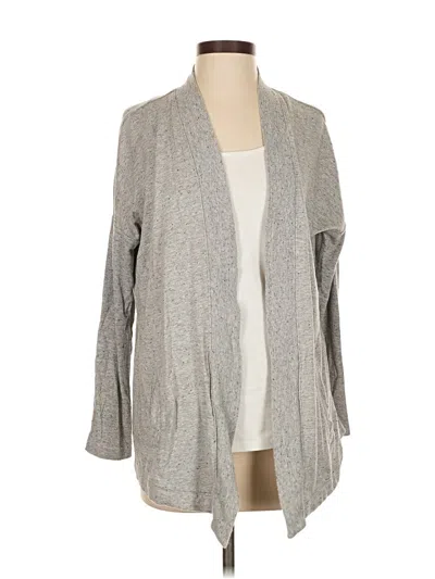 Pre-owned Lou & Grey Cardigan Sweater In Gray