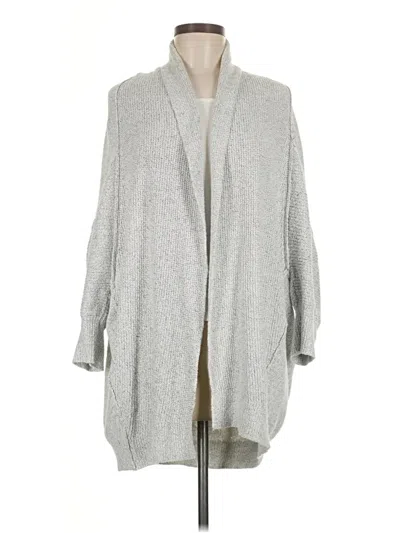 Pre-owned Lou & Grey Cardigan Sweater In Gray