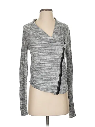 Pre-owned Lou & Grey Cardigan Sweater In Gray