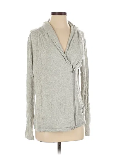 Pre-owned Lou & Grey Cardigan Sweater In Gray
