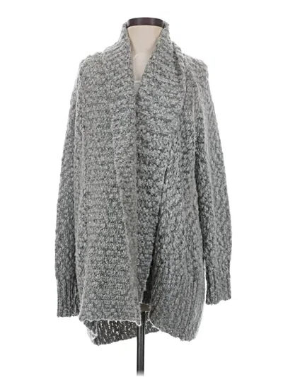 Pre-owned Lou & Grey Cardigan Sweater In Gray
