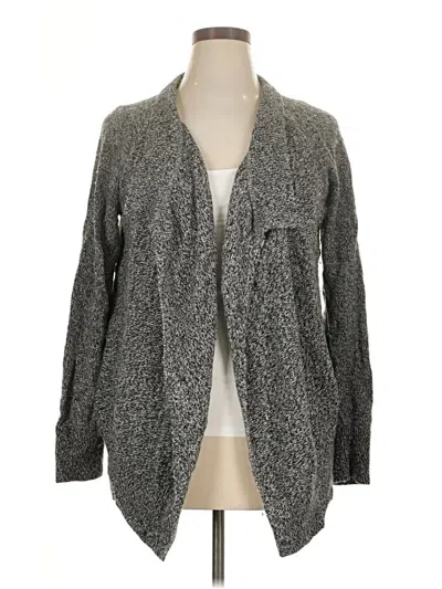 Pre-owned Lou & Grey Cardigan Sweater In Gray
